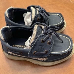 Sperry Topsider Shoes Boys Navy Blue Size 8.5